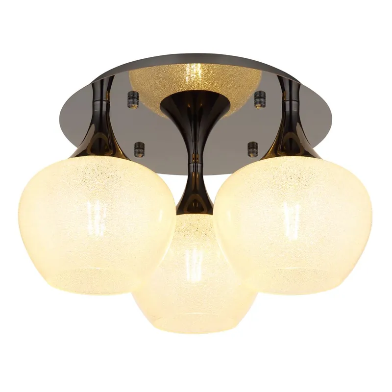 Ilumina con estilo tu hogar con la lámpara de techo redonda MAXY, elegante y con acabado en cromo negro. ✓ Envío gratis desde 50 € ✓ 2 años de garantía Oferta De Temporada