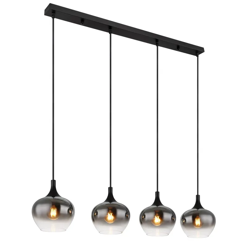 Ilumina tu hogar con la elegante lámpara colgante de cristal ahumado. Su diseño moderno y funcionalidad son ideales para cualquier estancia. ✓ Envío gratis desde 50 € ✓ 2 años de garantía Mayoreo