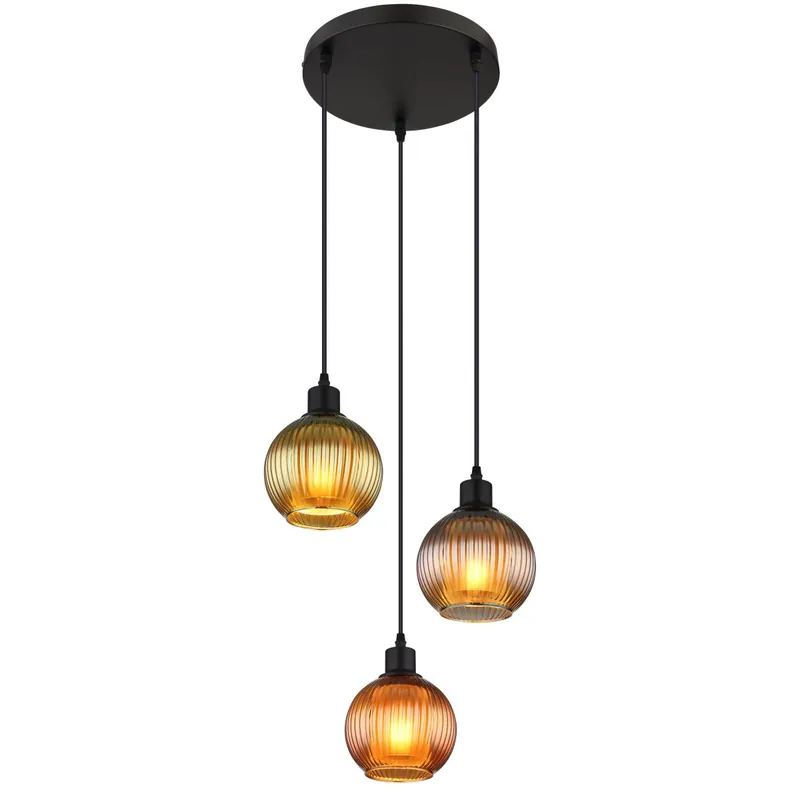 Original Lámpara colgante elegante con esferas de vidrio en tonos multicolor y diseño moderno. ✓ Envío gratis desde 50 € ✓ 2 años de garantía