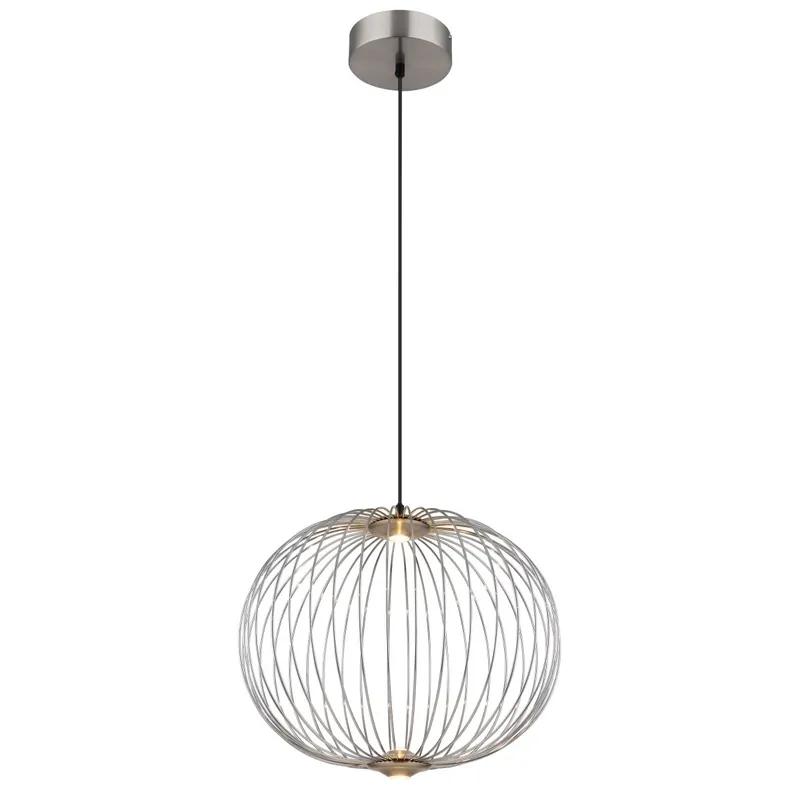 Lámpara colgante moderna con varillas de metal en acabado negro-níquel y cromo. Combina funcionalidad y estilo. ✓ Envío gratis desde 50 € ✓ 2 años de garantía Pedido Al Por Mayor