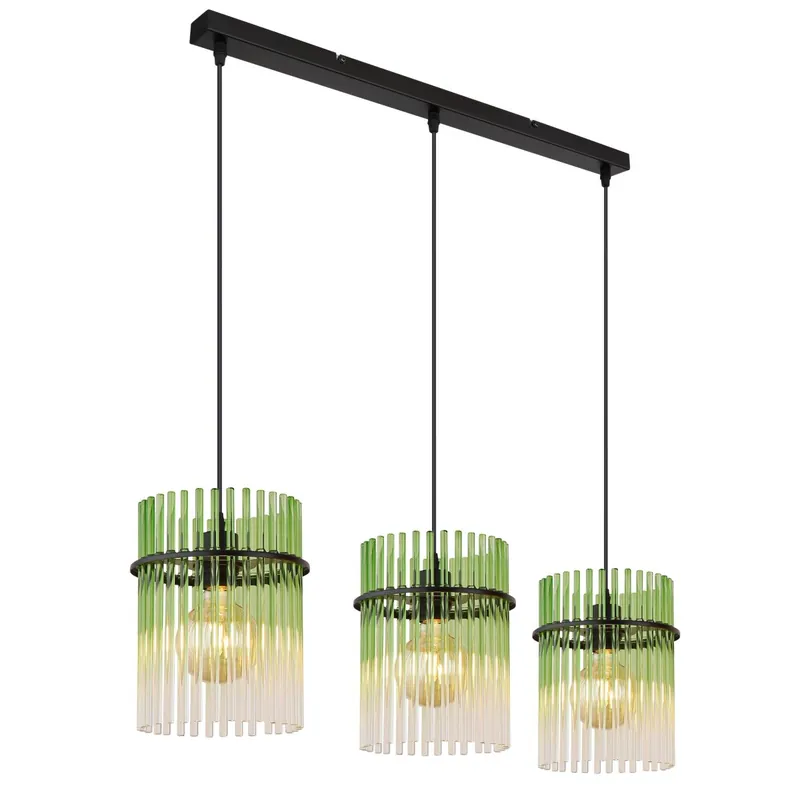 Lámpara colgante moderna de vidrio y metal Gorley, con un elegante diseño y un juego de luces cautivador. ✓ Entrega rápida ✓ 2 años de garantía Precio Bajo