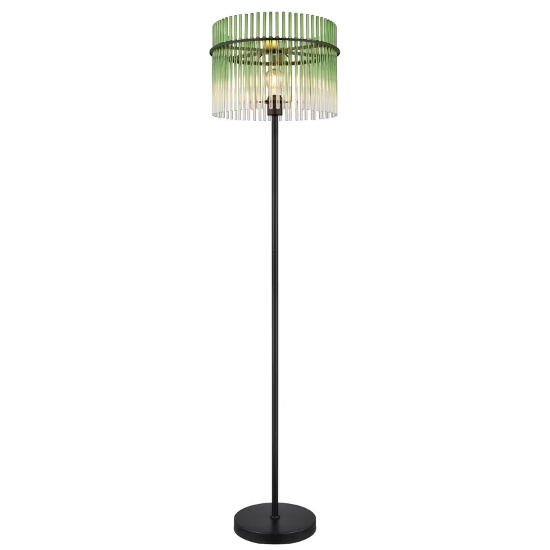 Ilumina tu hogar con la lámpara de pie Gorley, elegante en negro mate y verde. Perfecta para cualquier estilo. ✓ 2 años de garantía ✓ Envío gratis desde 50 € Súper Precio
