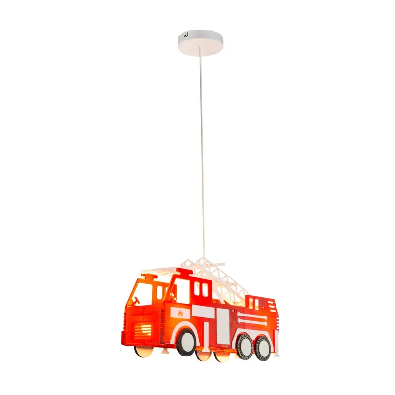 Precio Económico Lámpara colgante colorida para habitación infantil con motivo de bomberos, ideal para crear un ambiente divertido. ✓ Envío gratis desde 50 € ✓ 2 años de garantía