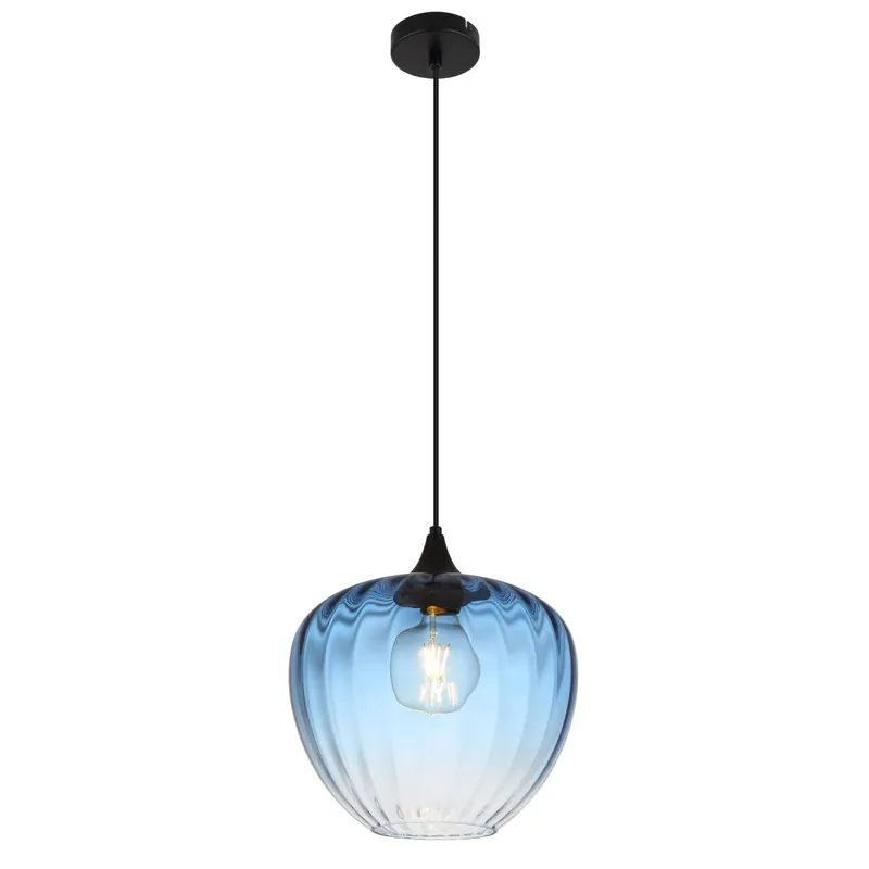Lámpara colgante moderna de vidrio azul con un diseño elegante. Ilumina tus espacios con estilo. ✓ Envío gratis desde 50 € ✓ 2 años de garantía Entrega Rápida