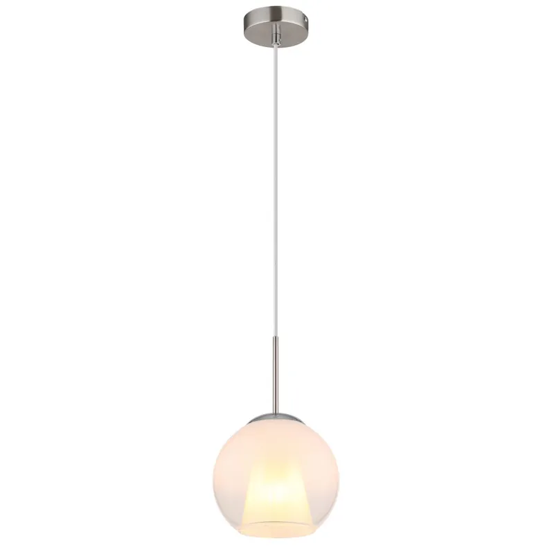 Gran Oferta Lámpara colgante moderna de cristal en níquel cromo, ideal para cualquier ambiente. ✓ Precios competitivos ✓ 2 años de garantía