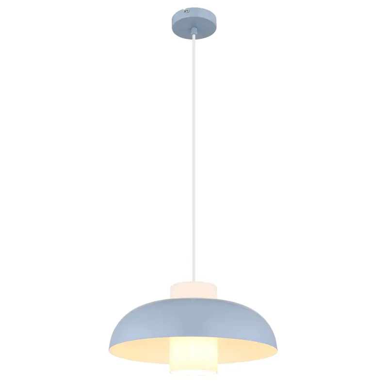Lámpara colgante moderna azul con diseño elegante y vidrio opalino. ✓ Envío gratis desde 50 € ✓ 2 años de garantía. ¡Ilumina tu hogar! Mayoreo