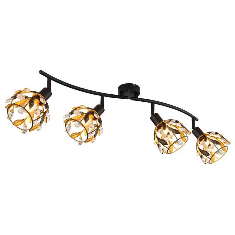 De Moda Descubre la lámpara colgante Mika en negro mate y elegante diseño con cristales brillantes. ✓ Envío gratis desde 50 € ✓ 2 años de garantía