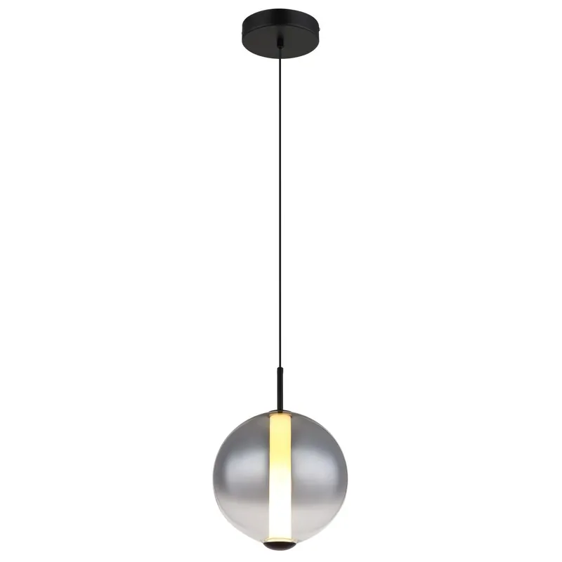 Gran Oferta Lámpara colgante negra elegante con bola de vidrio. Perfecta para espacios modernos gracias a su luz cálida y suave. ✓ Envío gratis desde 50 € ✓ 2 años de garantía
