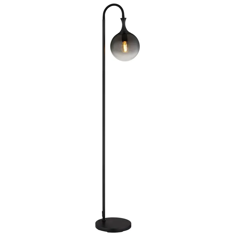 Lámpara de mesa DALTON en negro y vidrio, con un diseño moderno y elegante. ✓ Envío gratis desde 50 € ✓ 2 años de garantía Precio Rebajado