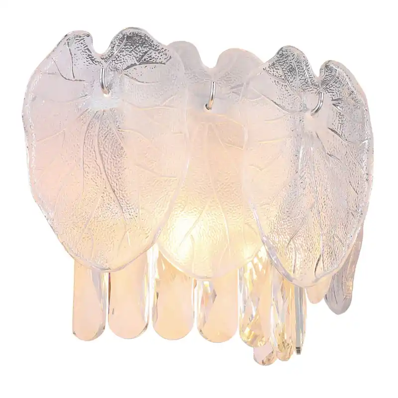 Última Oportunidad Lámpara de pared elegante en cromo con cristal, ideal para decorar cualquier espacio con un toque clásico. ✓ Envío gratis desde 50 € ✓ 2 años de garantía