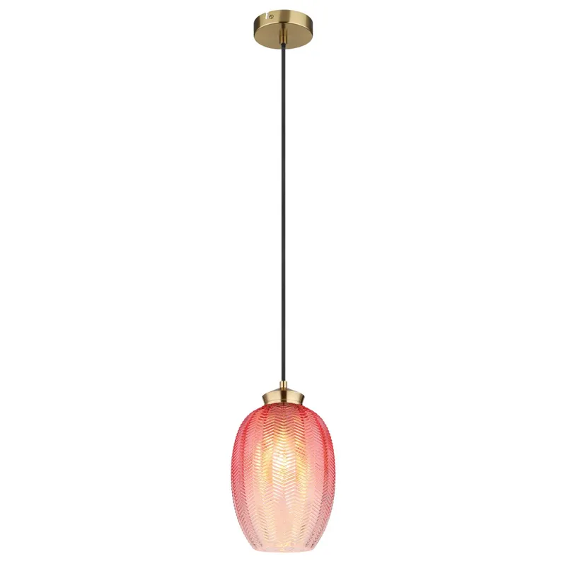 Edición Limitada Lámpara colgante rosa con diseño elegante y detalles dorados. Perfecta para crear un ambiente acogedor en tu hogar. ✓ Envío gratis desde 50 € ✓ 2 años de garantía
