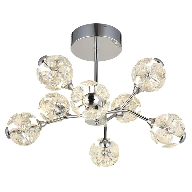 Ocasión Especial Lámpara de techo moderna VIRINA con brazos de cristal y diseño elegante. ✓ Entrega rápida ✓ 2 años de garantía. ¡Ilumina tu espacio con estilo!