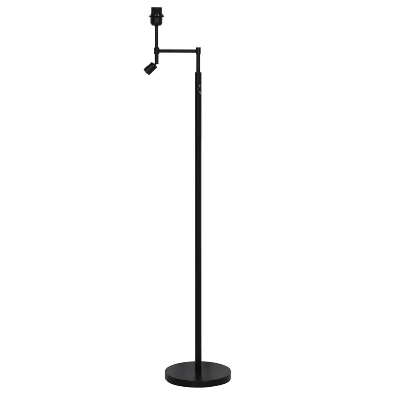 Oferta Especial Lámpara de pie negra de metal con diseño moderno y altura ajustable, ideal para cualquier espacio. ✓ Envío gratis desde 50 € ✓ 2 años de garantía