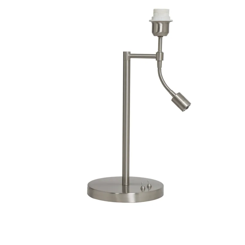 Última Oportunidad Lámpara de mesa plateada con diseño clásico y fácil control de luz. Ideal para cualquier habitación. ✓ Envío gratis desde 50 € ✓ 2 años de garantía
