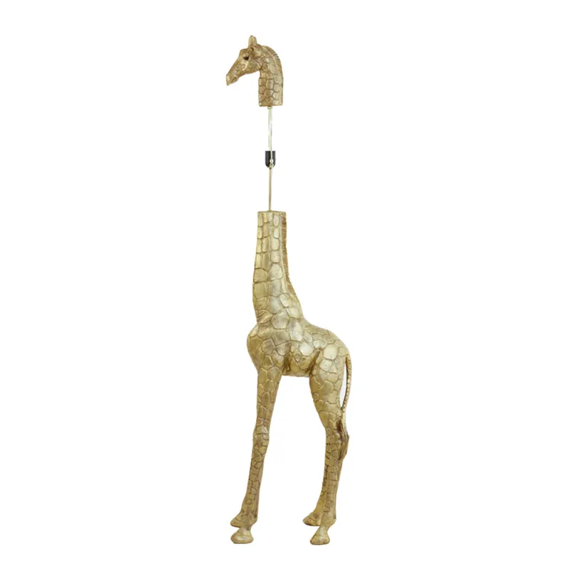 Hecho A Mano Lámpara de pie Giraffe en dorado, fabricada en plástico, ideal para dar un toque moderno a cualquier habitación. ✓ Envío gratis desde 50 € ✓ 2 años de garantía