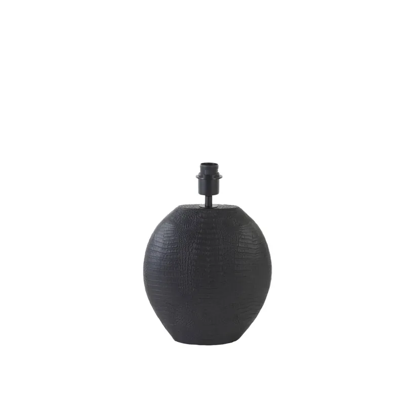 Base de lámpara oscura en forma de escudo Light & Living Skeld Nuevo Modelo