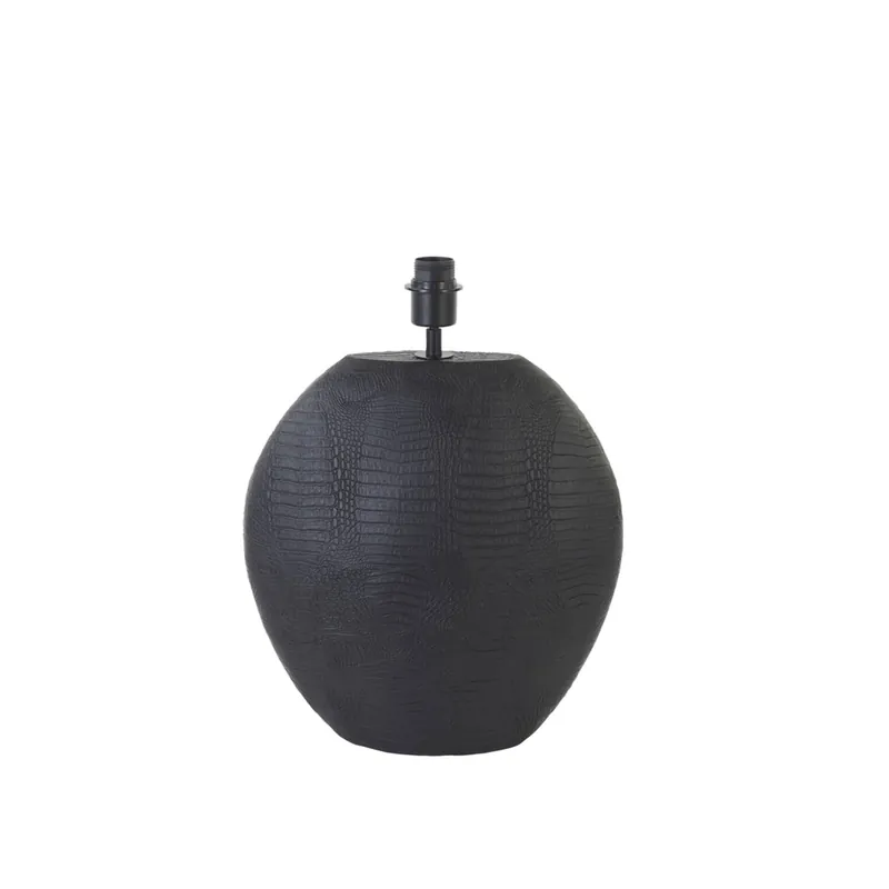 Base de lámpara negra escudo Light & Living Skeld Rebajas
