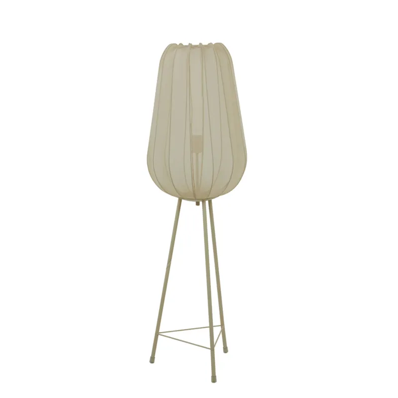 Lámpara de pie beige de estilo Japandi con textil de alta calidad. ✓ Envío gratis desde 50 € ✓ 2 años de garantía. ¡Ilumina tu hogar con estilo! Profesional
