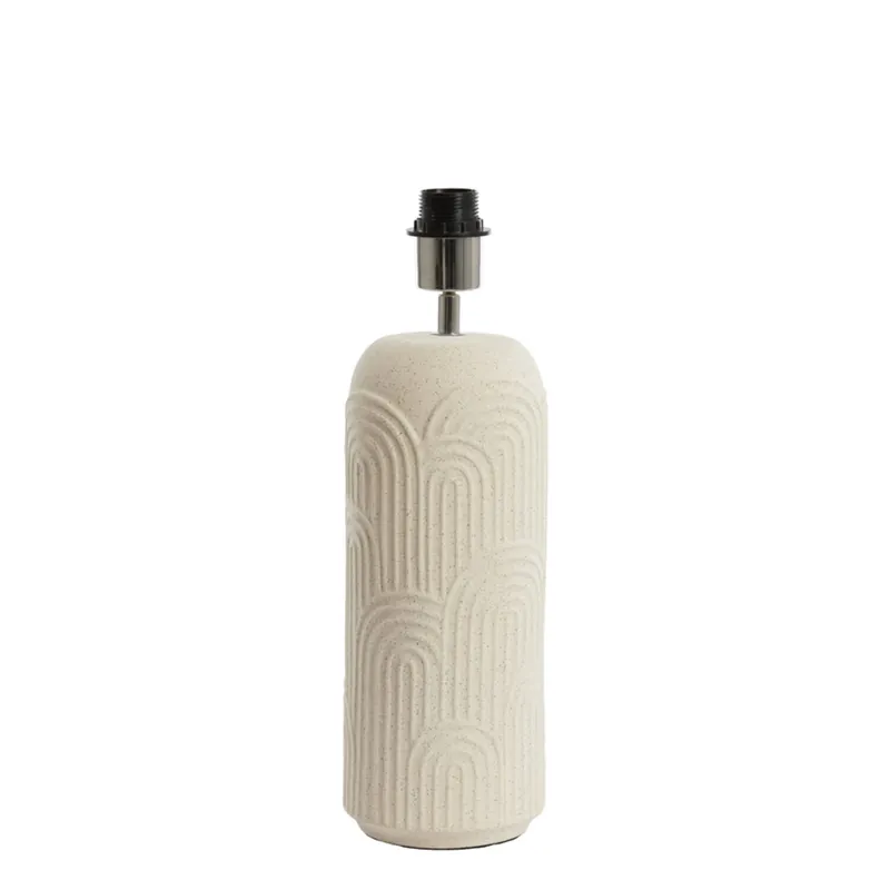 Lámpara de mesa beige de cerámica con un elegante diseño y fácil manejo. ✓ Envío gratis desde 50 € ✓ 2 años de garantía. Devolución Gratuita