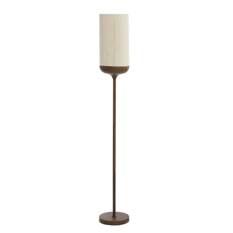 Lámpara de pie beige y marrón que aporta un estilo elegante a tu hogar. Ideal para cualquier habitación. ✓ Envío gratis desde 50 € ✓ 2 años de garantía Precio Reducido