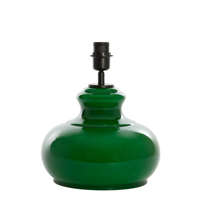 Lámpara de mesa verde de estilo vintage, hecha de vidrio de alta calidad y fácil de usar con interruptor de cable. ✓ Envío gratis desde 50 € ✓ 2 años de garantía. Oferta Especial