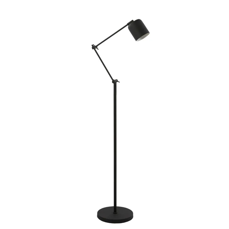 Lámpara de pie negra con estilo retro y material metálico. Ideal para cualquier rincón de tu hogar. ✓ Envío gratis desde 50 € ✓ 2 años de garantía Última Oportunidad