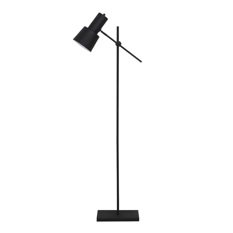 Oferta De Temporada Lámpara de pie moderna en negro con foco Light and Living Preston