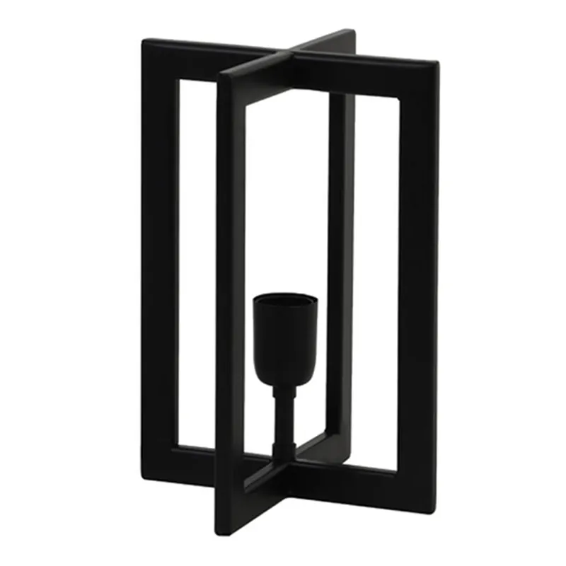 Promoción Exclusiva Lámpara de mesa negra de metal con un diseño moderno y elegante. Perfecta para cualquier habitación. ✓ Envío gratis desde 50 € ✓ 2 años de garantía.