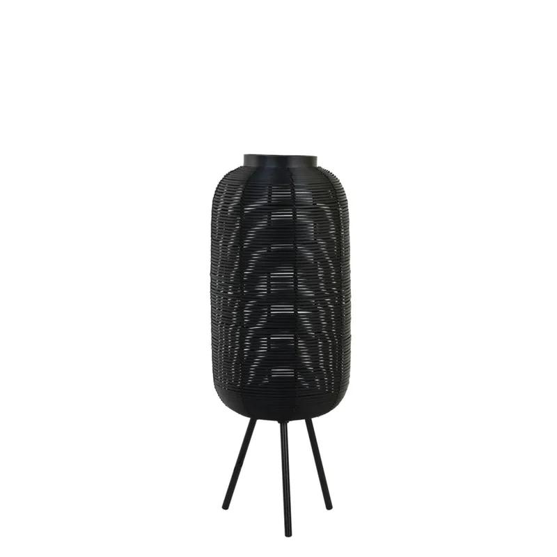 Precio Bajo Lámpara de mesa negra con elegante diseño oriental. Perfecta para dar un toque sofisticado a tu espacio. ✓ Envío gratis desde 50 € ✓ 2 años de garantía.