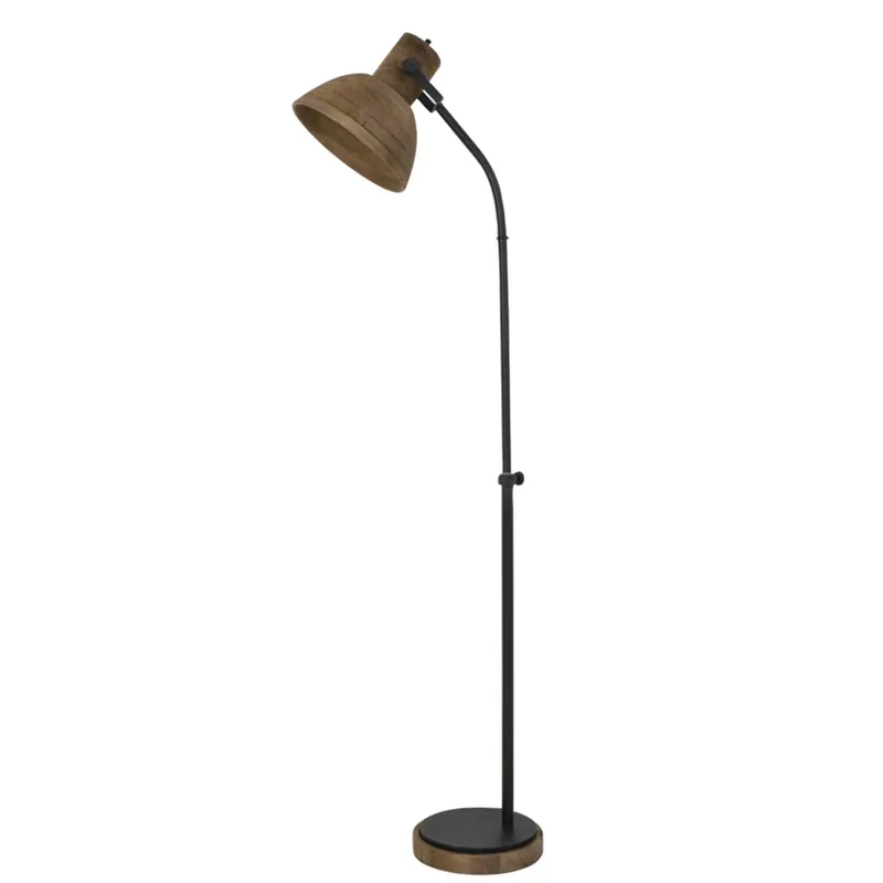 Ilumina tu hogar con esta lámpara de pie marrón de estilo rústico, hecha de metal y de 129 cm. ✓ Envío gratis desde 50 € ✓ 2 años de garantía Precio De Oferta
