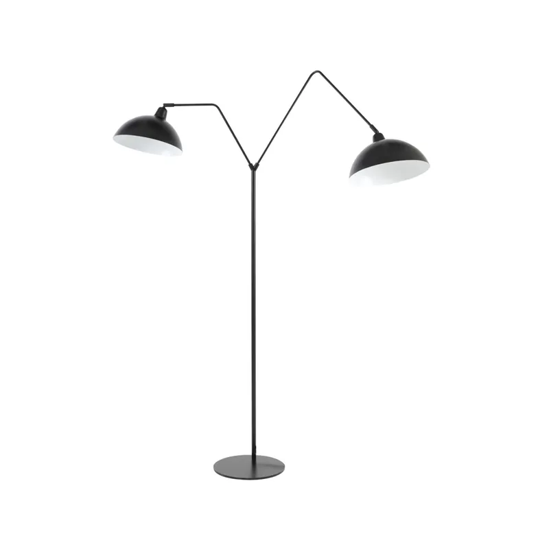 Ocasión Especial Lámpara de pie negra estilo retro que ilumina cualquier espacio con elegancia. ✓ Envío gratis desde 50 € ✓ 2 años de garantía.