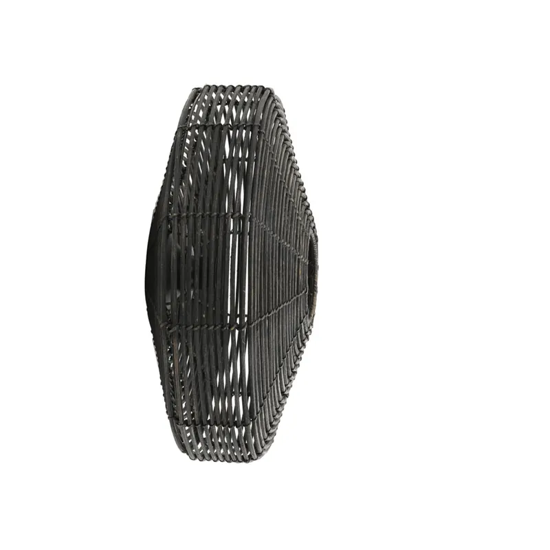 Lámpara de pared negra de estilo bohemio, hecha de rotan, perfecta para cualquier espacio. ✓ Envío gratis desde 50 € ✓ 2 años de garantía. Tendencia