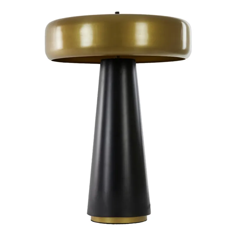 Lámpara de mesa clásica negra y dorada Light and Living Nagai Novedad