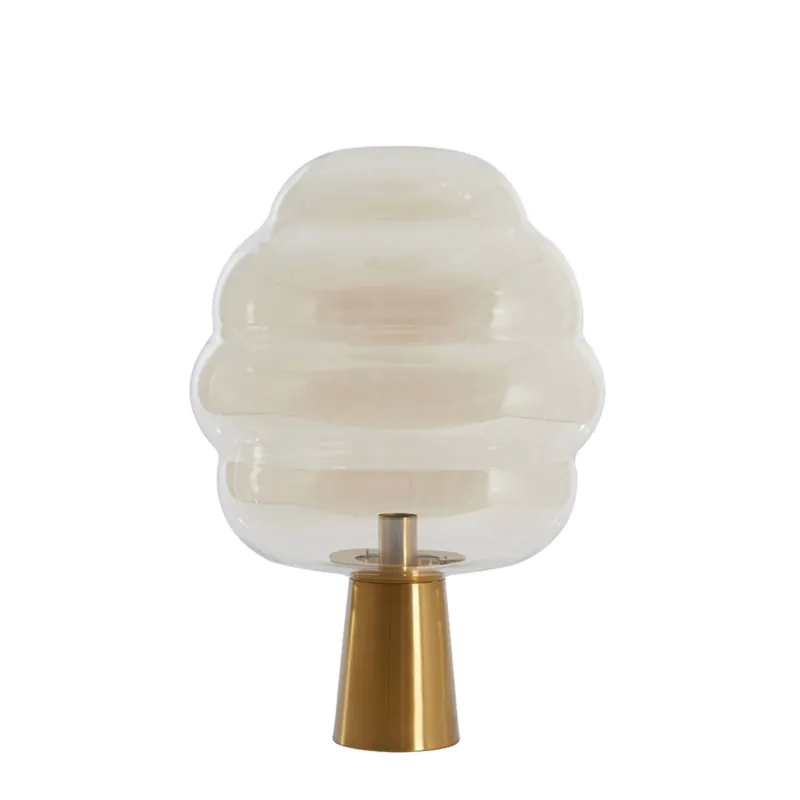 Lámpara de mesa Amber de estilo vintage, hecha de vidrio, que aporta calidez a tu hogar. ✓ Envío gratis desde 50 € ✓ 2 años de garantía. Descuento