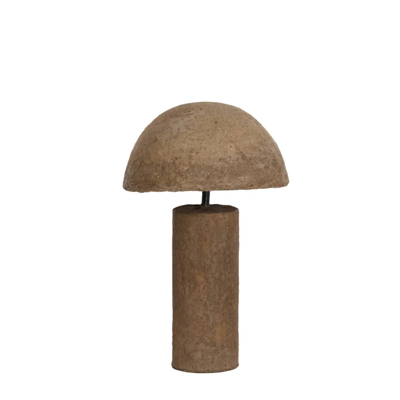 Directo De Fábrica Lámpara de mesa marrón en elegante papel, perfecta para tu decoración Japandi. ✓ Envío gratis desde 50 € ✓ 2 años de garantía.