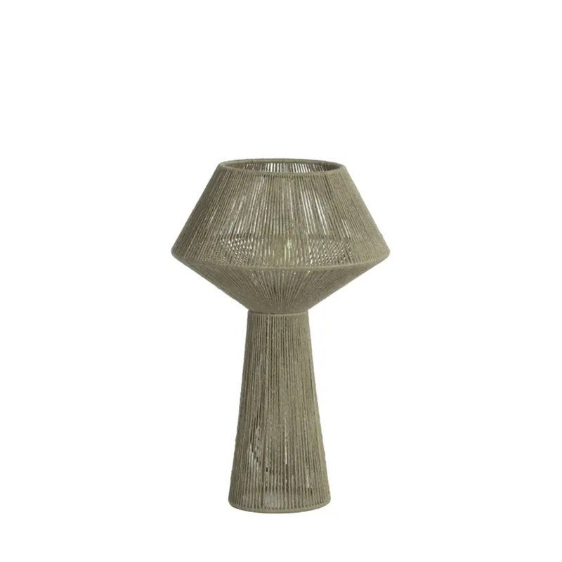 Ilumina tu hogar con la lámpara de mesa Fugia en verde de estilo Japandi, perfecta para cualquier rincón. ✓ Envío gratis desde 50 € ✓ 2 años de garantía Moderno