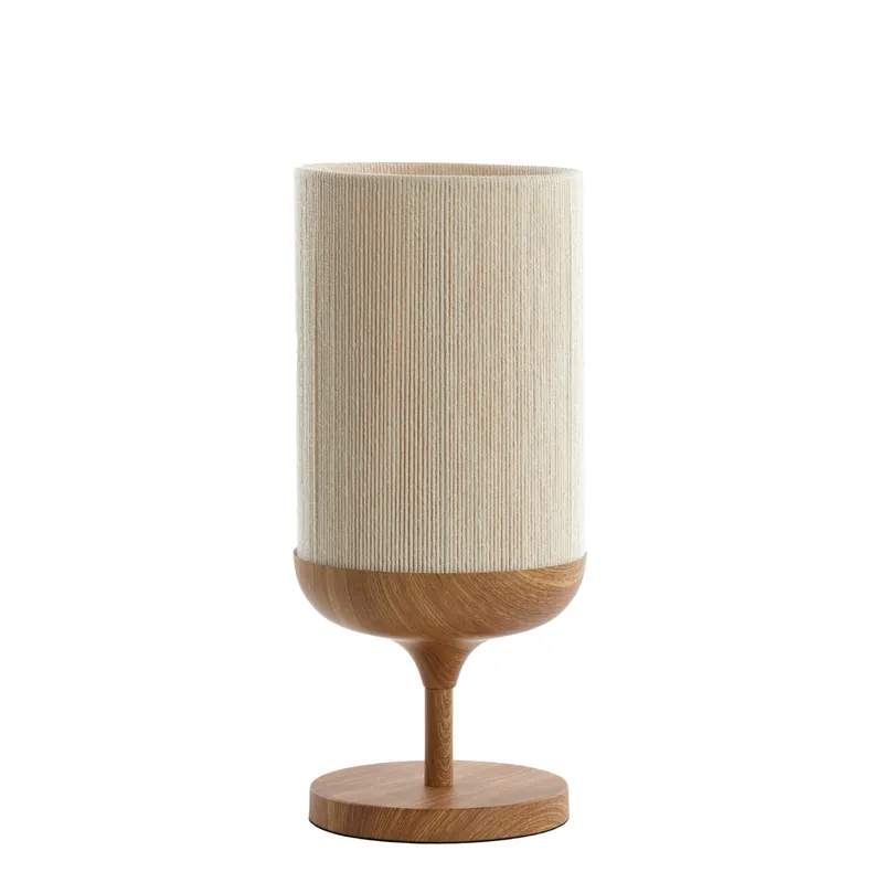 Lámpara de mesa Dania en tonos beige y natural, ideal para dar calidez a tu espacio. ✓ Envío gratis desde 50 € ✓ 2 años de garantía Disponible Ahora