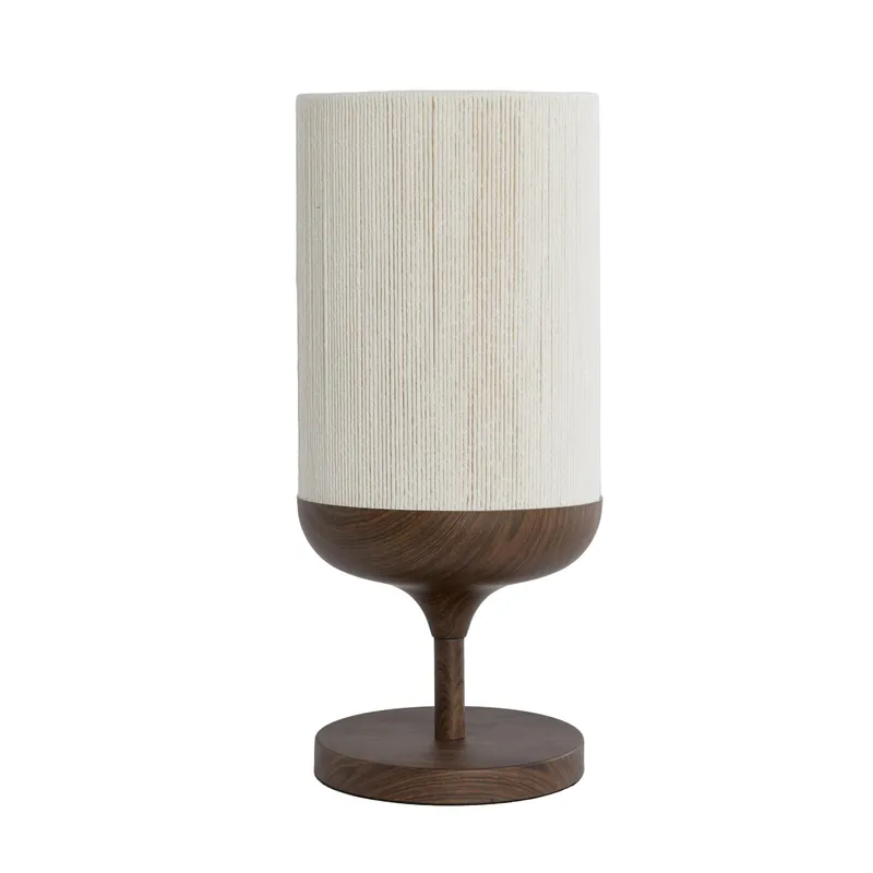 Pedido Al Por Mayor Lámpara de mesa en elegante color beige y marrón, fabricada en metal y algodón. Ideal para cualquier espacio. ✓ 2 años de garantía ✓ Envío gratis desde 50 €