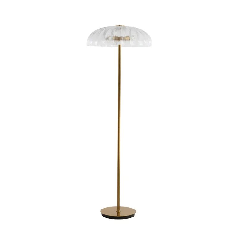 Lámpara de pie Fungo en elegante bronce, fabricada en vidrio y metal, ideal para dar un toque clásico a cualquier espacio. ✓ Envío gratis desde 50 € ✓ 2 años de garantía Comprar En Línea