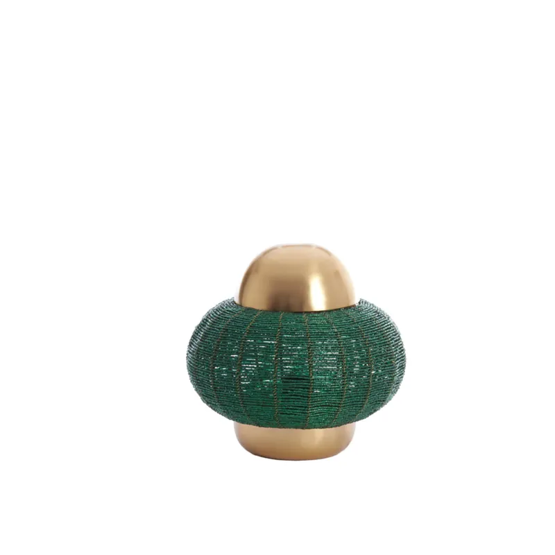 Stock Limitado Lámpara de mesa verde con detalles dorados y un estilo oriental elegante. Perfecta para cualquier habitación. ✓ Envío gratis desde 50 € ✓ 2 años de garantía