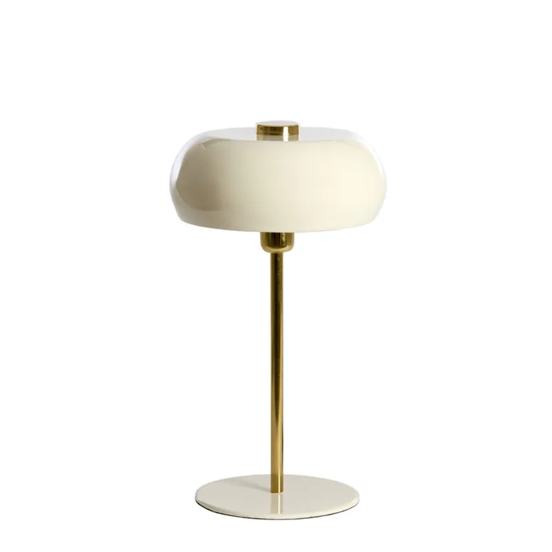 Oferta Lámpara de mesa beige con diseño vintage en metal, ideal para dar un toque cálido a tu hogar. ✓ Envío gratis desde 50 € ✓ 2 años de garantía