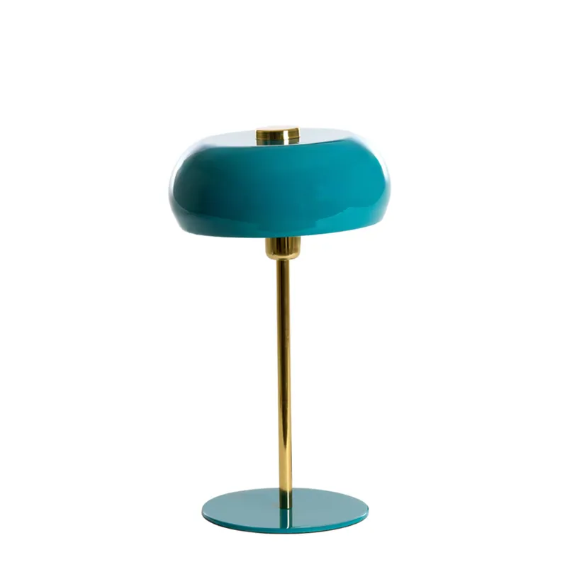Lámpara de mesa azul con diseño vintage y estructura de metal. Ideal para cualquier habitación. ✓ Envío gratis desde 50 € ✓ 2 años de garantía. Favorito De Clientes