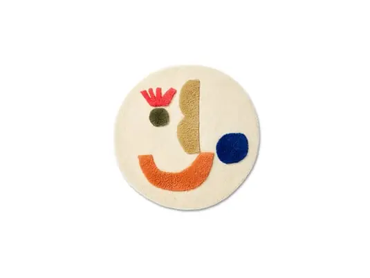 Panto Tufted Alfombra Small Off-White - Ferm Living Comprar En Línea