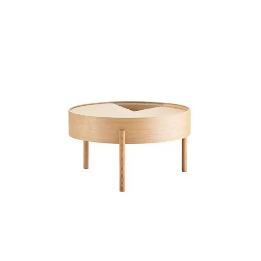 Marca Reconocida Arc Mesa de sofá Ø66 Oiled Oak - Woud