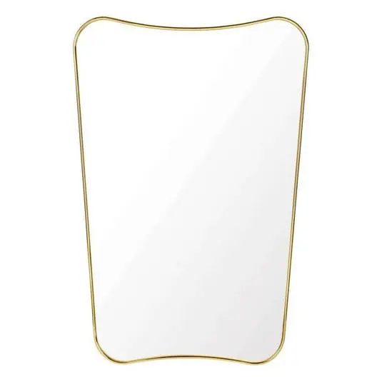 Última Oportunidad F.A. 33 Gio Ponti Espejo 54X80 Polished Brass - GUBI