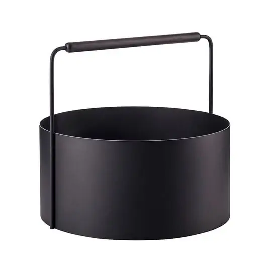 Bestseller Ashi Cesta de Leña L Negro Roble - Blomus