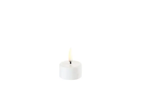 Vela LED con pilas 4 x 2,1 cm blanca - Uyuni Lighting Precio Rebajado