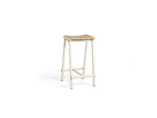 No Te Lo Pierdas Taburete 8 Bar Stool Low Eggshell - Hay