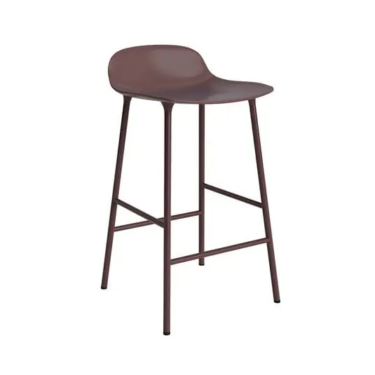 Ordena Ya Forma Taburete de bar H65 Steel/Brown - Normann Copenhagen