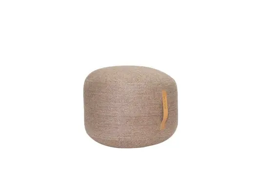 Garantía De Devolución De Dinero Mochi Puf Ø50 Brown - Hübsch